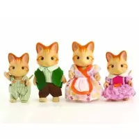 Beaman Ginger Cat Family