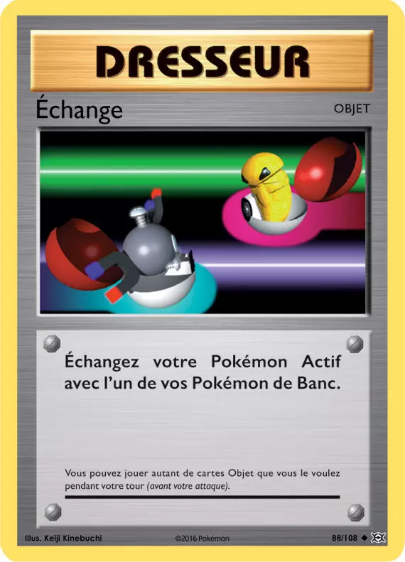 Pokémon XY Evolutions - Echange