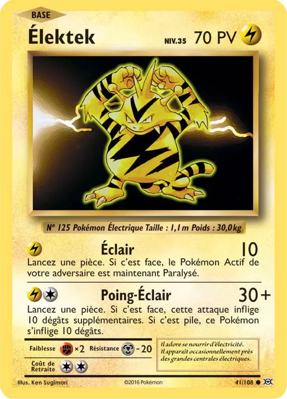 Pokémon XY Evolutions - Elektek