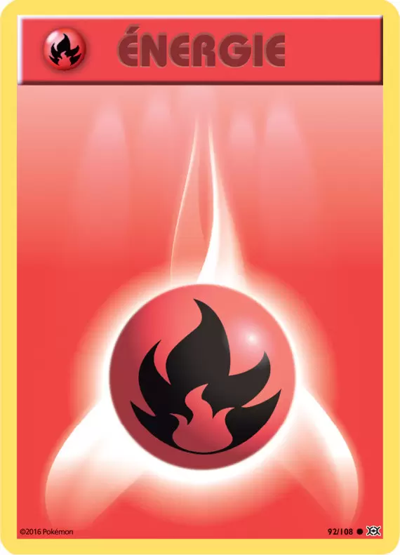 Pokémon XY Evolutions - Énergie Feu