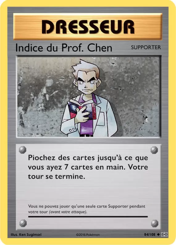 Pokémon XY Evolutions - Indice du Prof. Chen