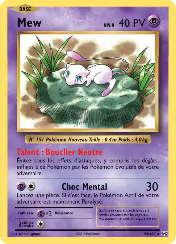 Pokémon XY Evolutions - Mew
