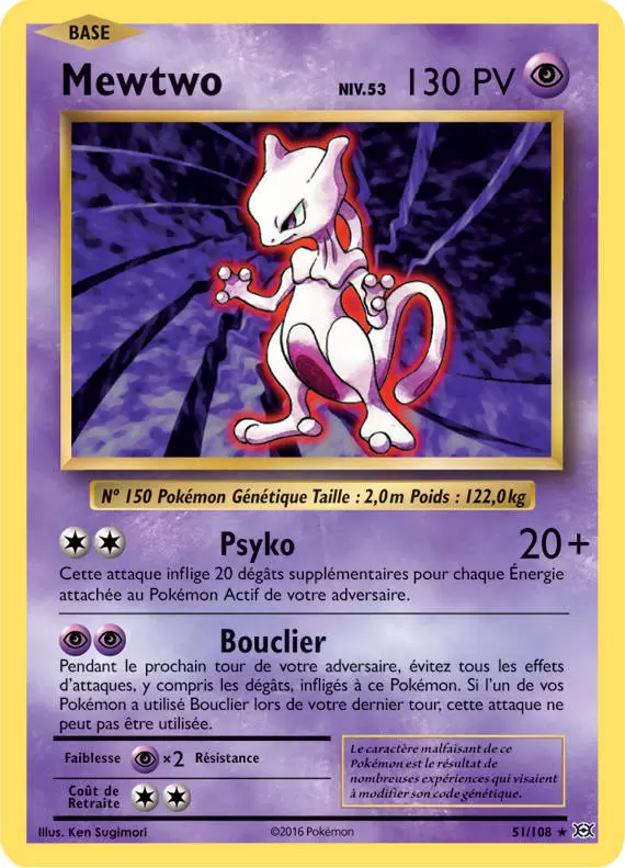 Pokémon XY Evolutions - Mewtwo