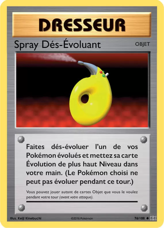 Pokémon XY Evolutions - Spray Dés-évoluant