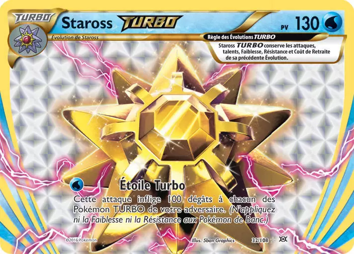Pokémon XY Evolutions - Staross TURBO