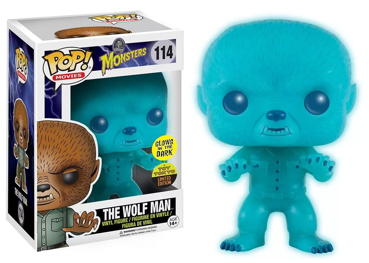 POP! Movies - Universal Monsters - The Wolf Man Glow In The Dark