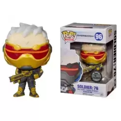Overwatch - Soldier 76 Red And Yellow