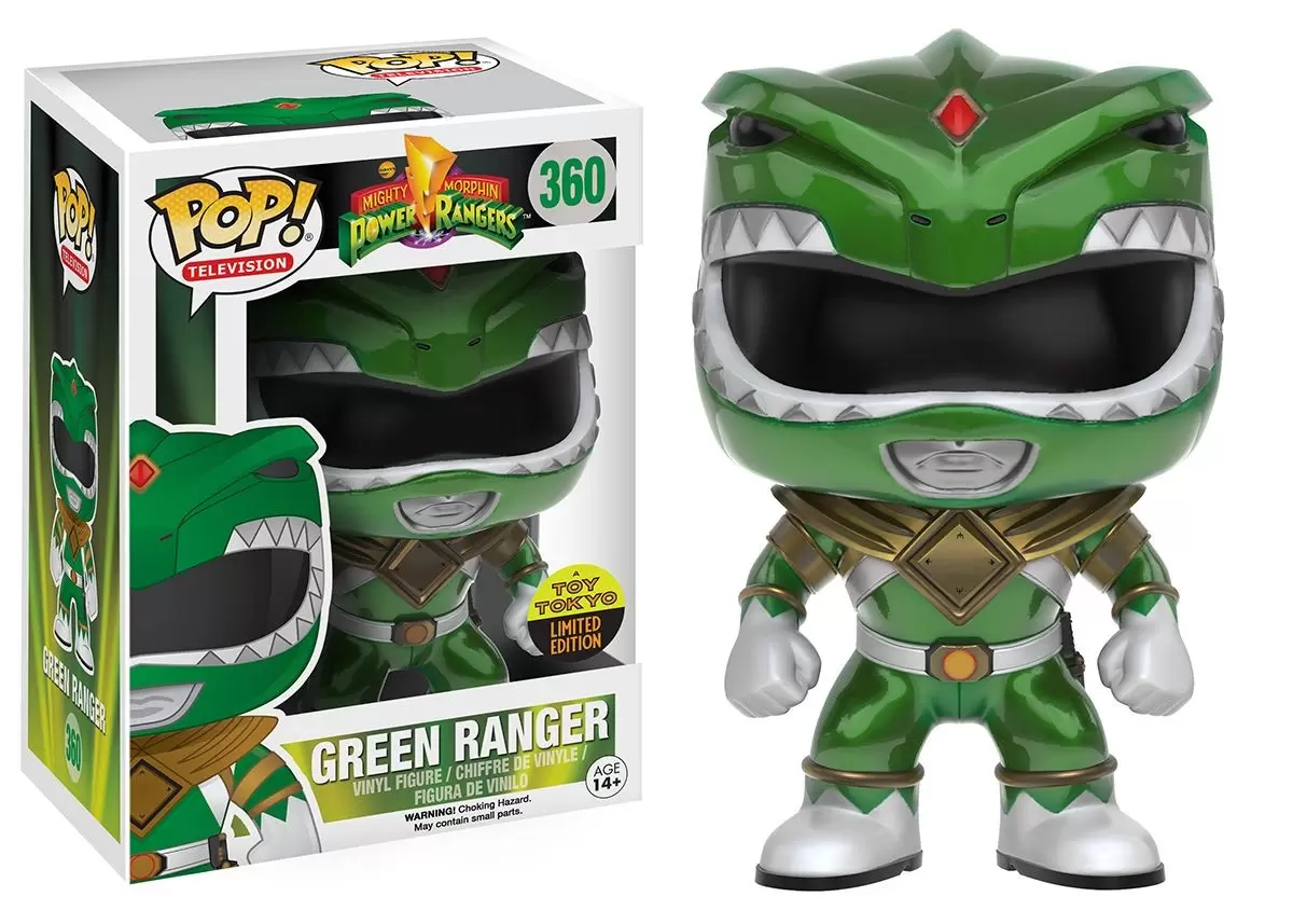 POP! Television - Power Rangers - Green Ranger Metallic