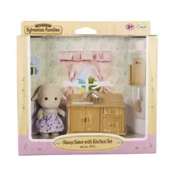 Sheep sister With Kitchen Set