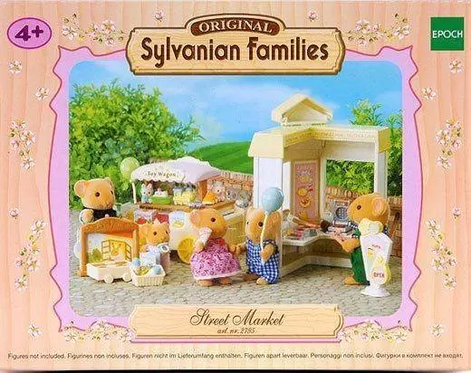 Sylvanian Families (Europe) - Street Market (Pancake Shop And Toy Stall)
