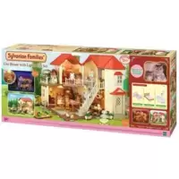 Beechwood Hall / City House With Light Gift Set With Baby And Mother Squirrel
