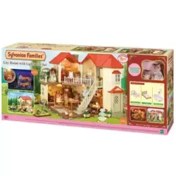 Coffret Grande Maison Tradition Avec Bébé Et Maman Ecureuil