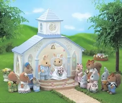 Sylvanian Families (Europe) - Chapelle de Mariage Avec Mariés