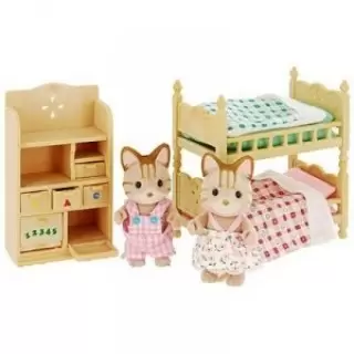 Sylvanian Families (Europe) - Striped kitten in the nursery