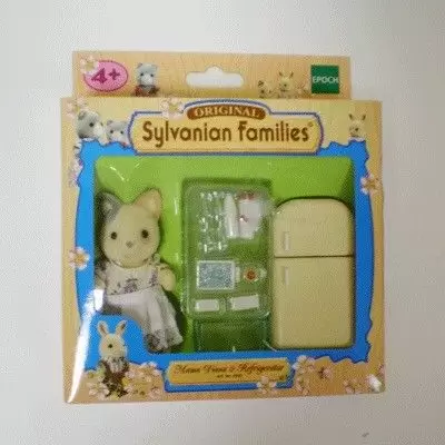 Sylvanian Families (Europe) - Mom Cat With Fridge