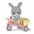 Baby Grey Rabbit On Tricycle