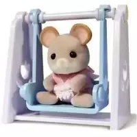 Baby Mouse On Swing