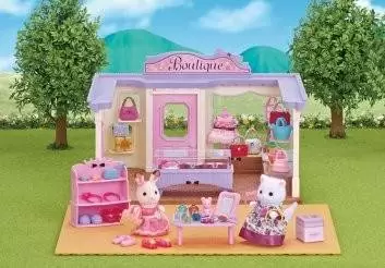 Sylvanian Families (Europe) - Boutique With Mother Persian Cat and Sister Rabbit Chocolate Gift Set