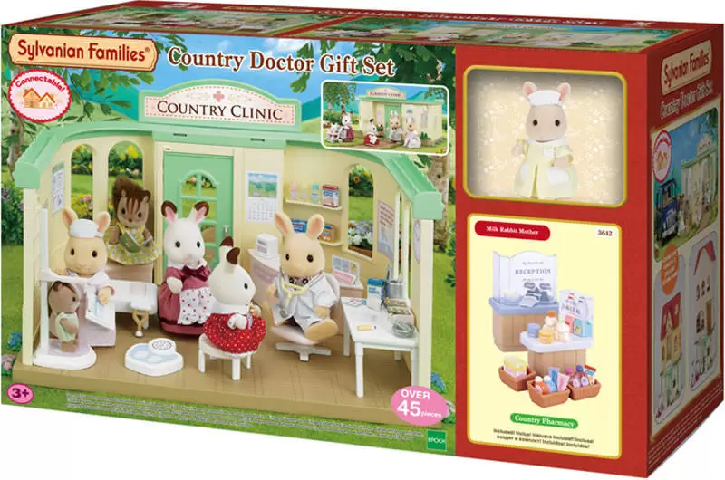 Sylvanian Families (Europe) - Country Doctor Gift Set With Mother Milk Rabbit