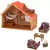 Log Cabin Gift Set Girl Chocolate Rabbit (B)