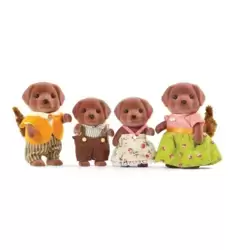 Chocolate Labrador Family