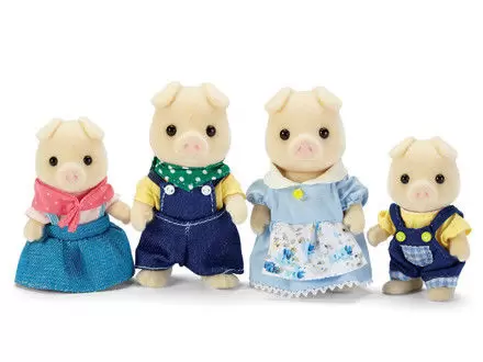 Calico Critters (USA, Canada) - Oinks Pig Family