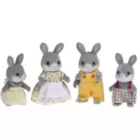 Cottontail Rabbit Family
