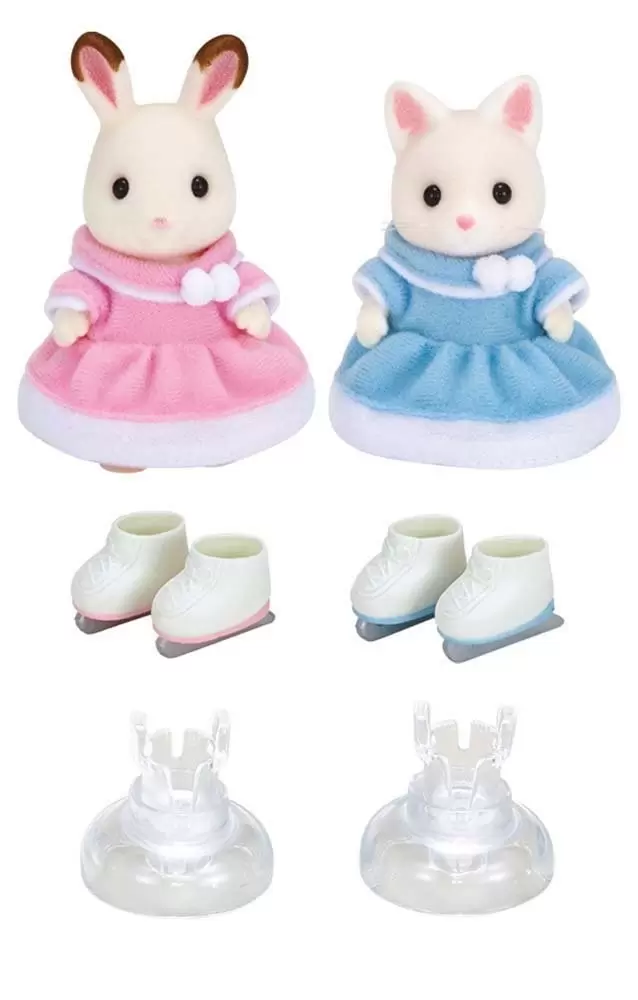 Calico Critters (USA, Canada) - Ice Skating Friends Playset
