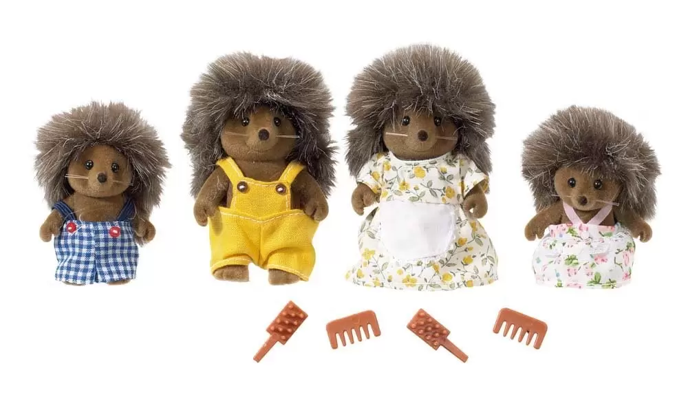 Calico Critters (USA, Canada) - Pickleweeds Hedgehog Family