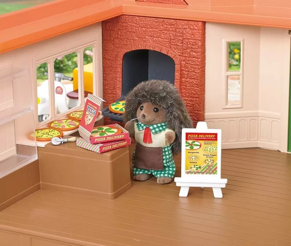 Calico Critters (USA, Canada) - Pizza Delivery Playset