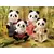 Calico Critters (USA, Canada) - Wilder Panda Bear Family