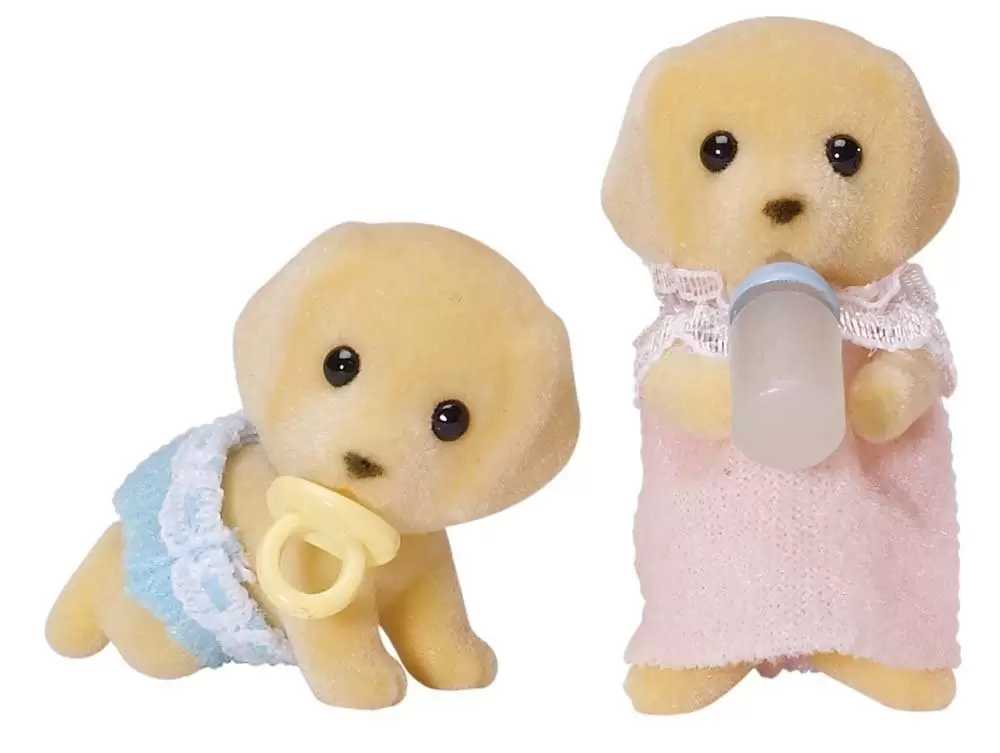 Calico critters yellow labrador twins sale