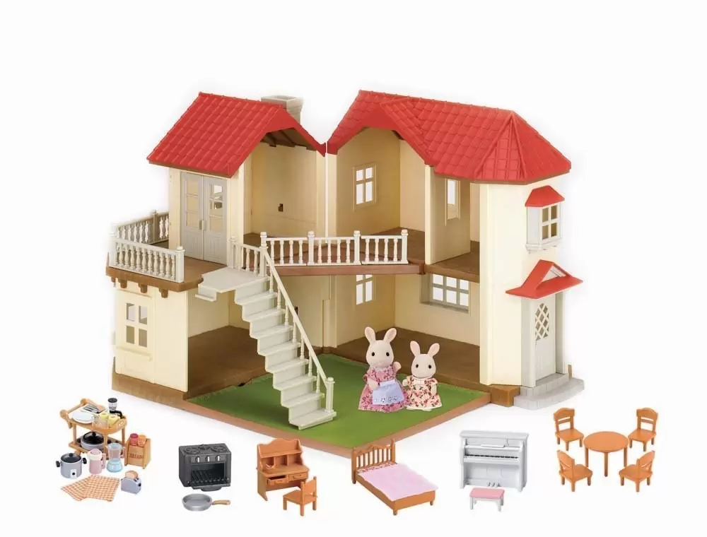 Calico Critters (USA, Canada) - Cloverleaf Townhome Gift Set