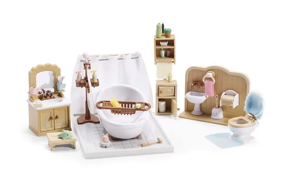 Calico Critters (USA, Canada) - Deluxe Bathroom Set