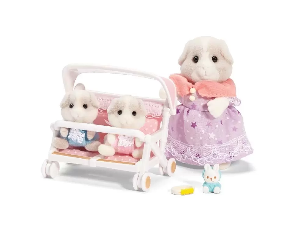 Calico Critters (USA, Canada) - Patty and Paden\'s Double Stroller Set