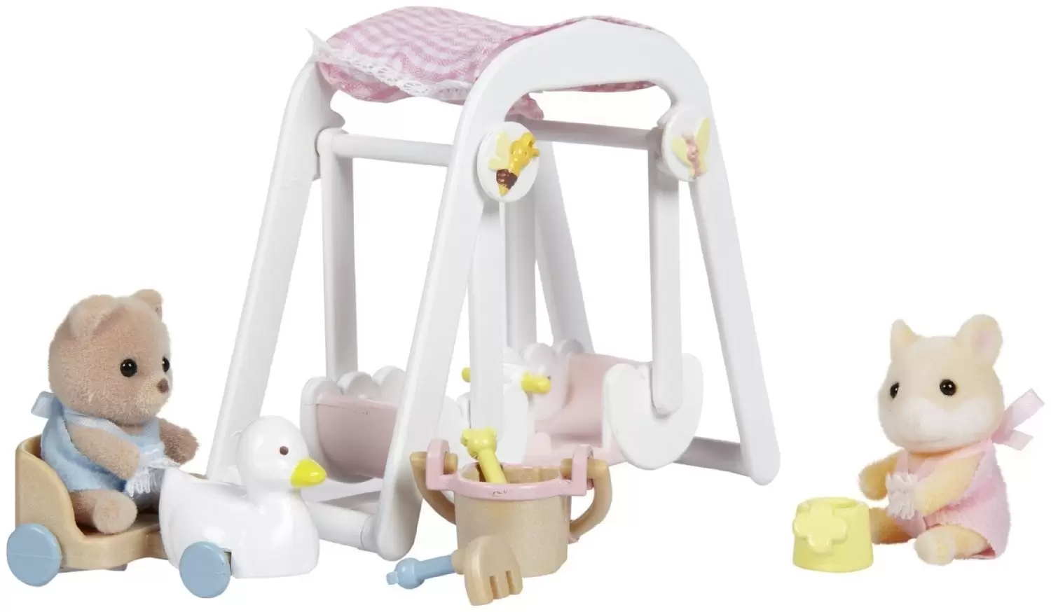 Calico Critters (USA, Canada) - Peaches and Freddy\'s Swing n Play