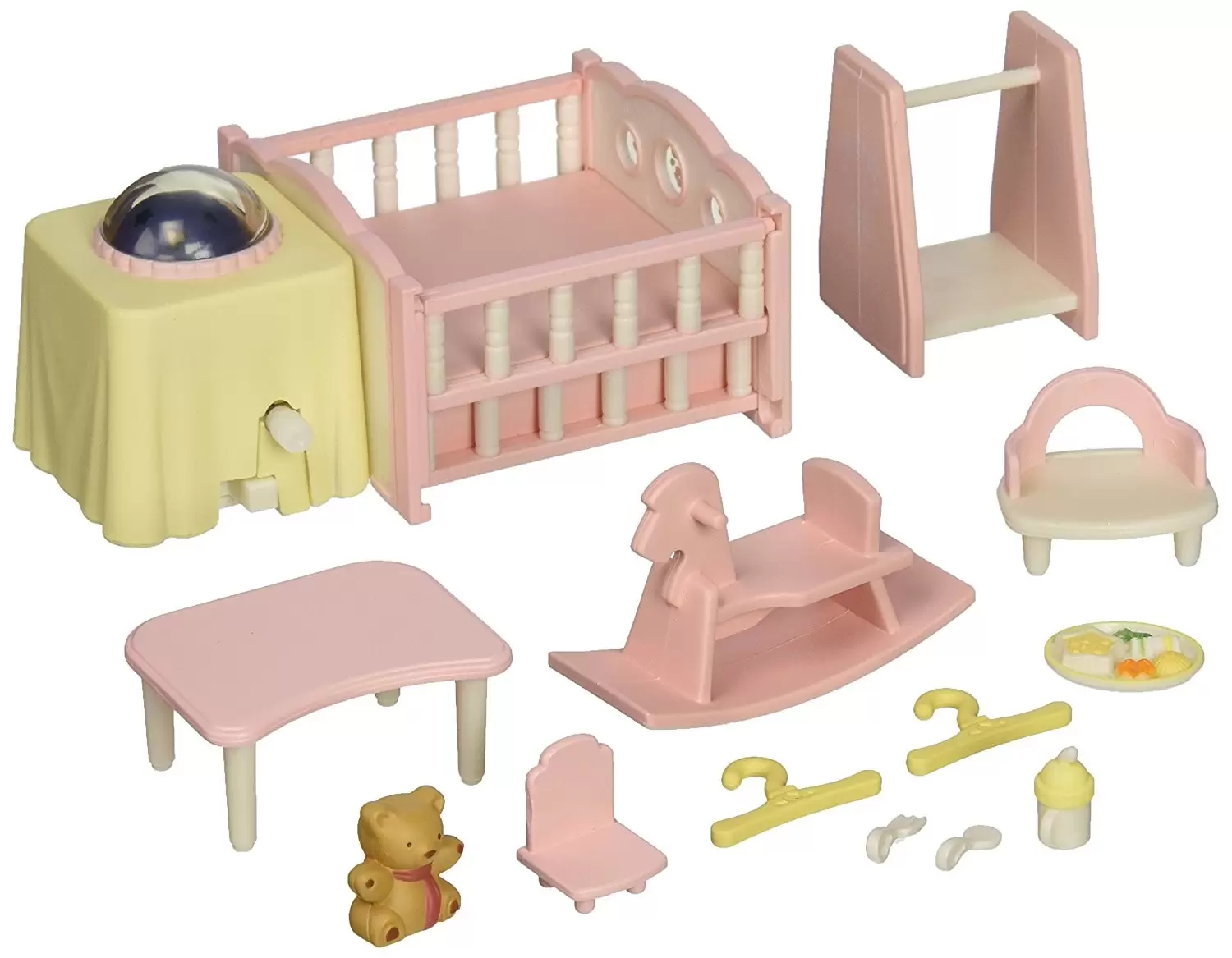 Sylvanian Families Calico Critters Peaches & Freddy's Swing & Play 