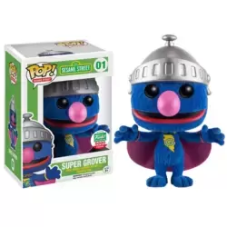 Sesame Street - Super Grover Flocked