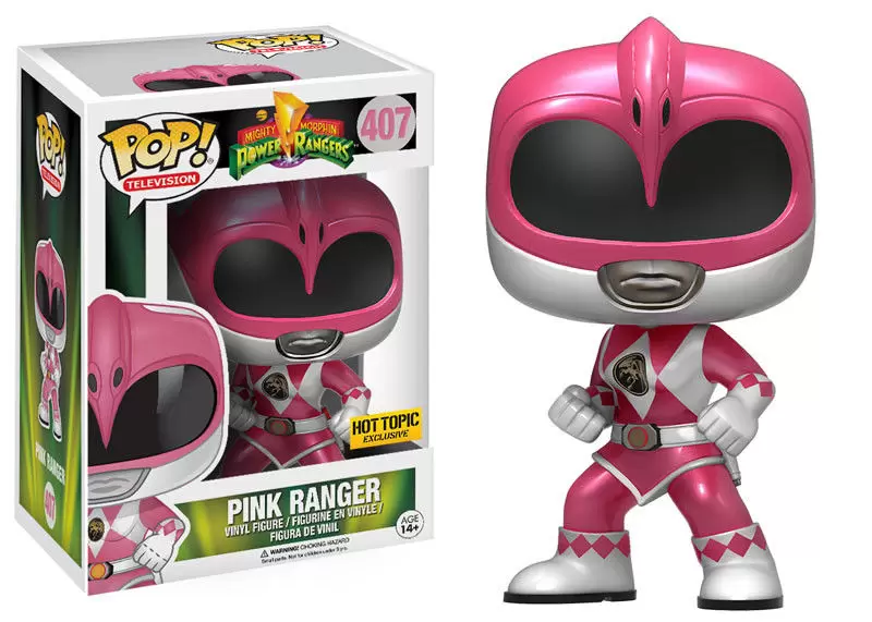 POP! Television - Power Rangers - Pink Ranger Metallic