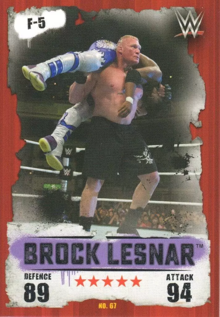 Slam Attax Takeover 2016 - Brock Lesnar - F-5
