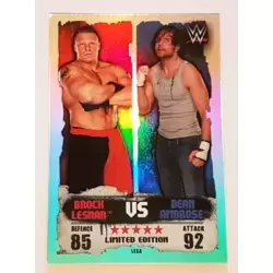 Brock Lesnar vs Dean Ambrose