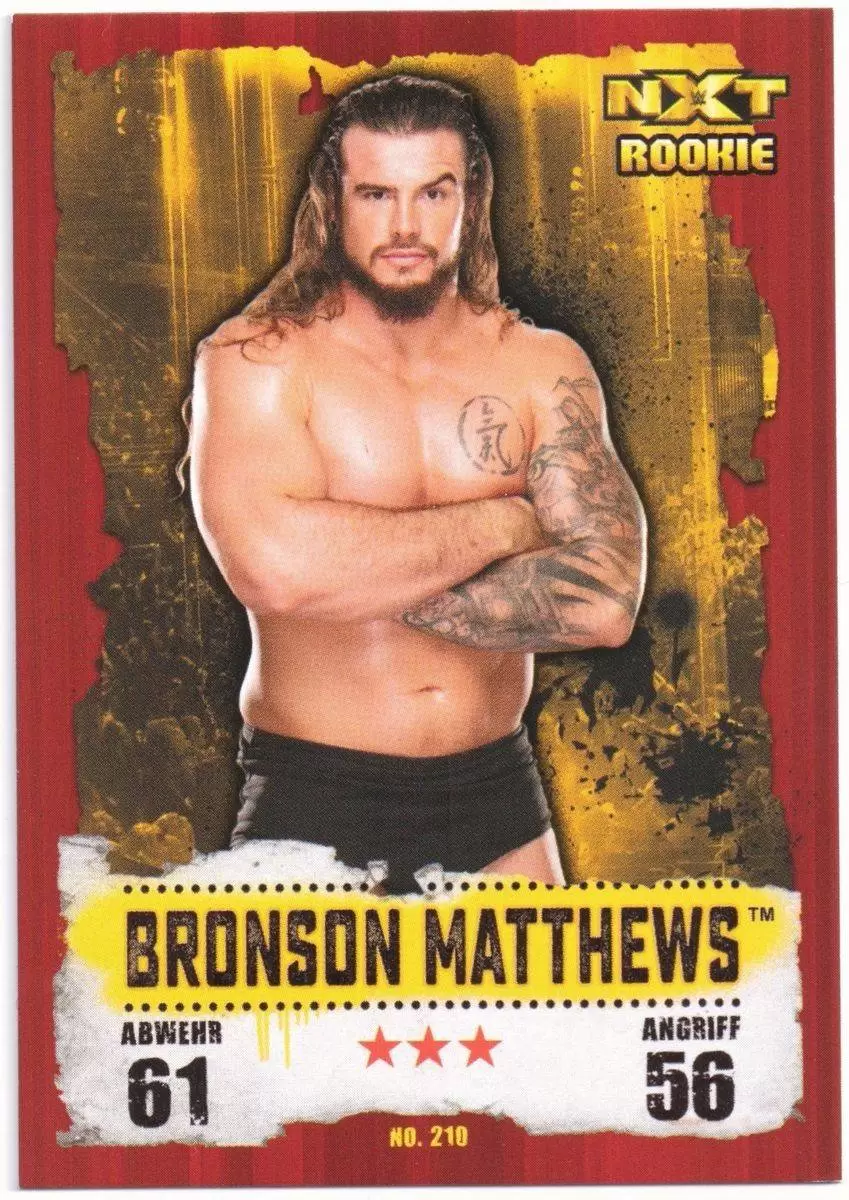 Slam Attax Takeover 2016 - Bronson Matthews