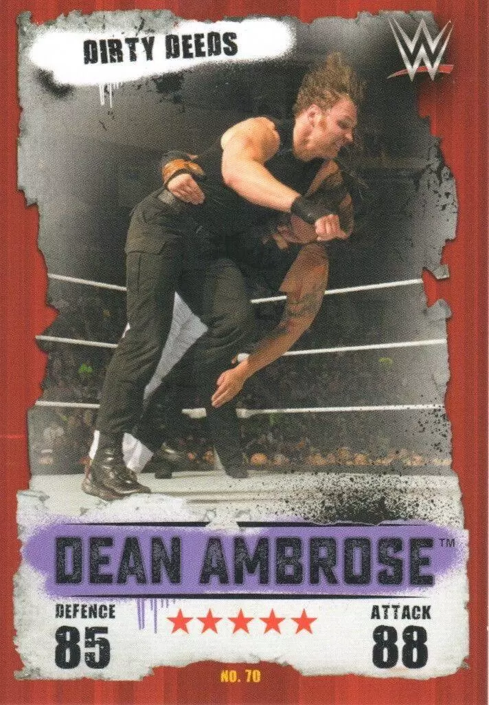Slam Attax Takeover 2016 - Dean Ambrose - Dirty Deeds