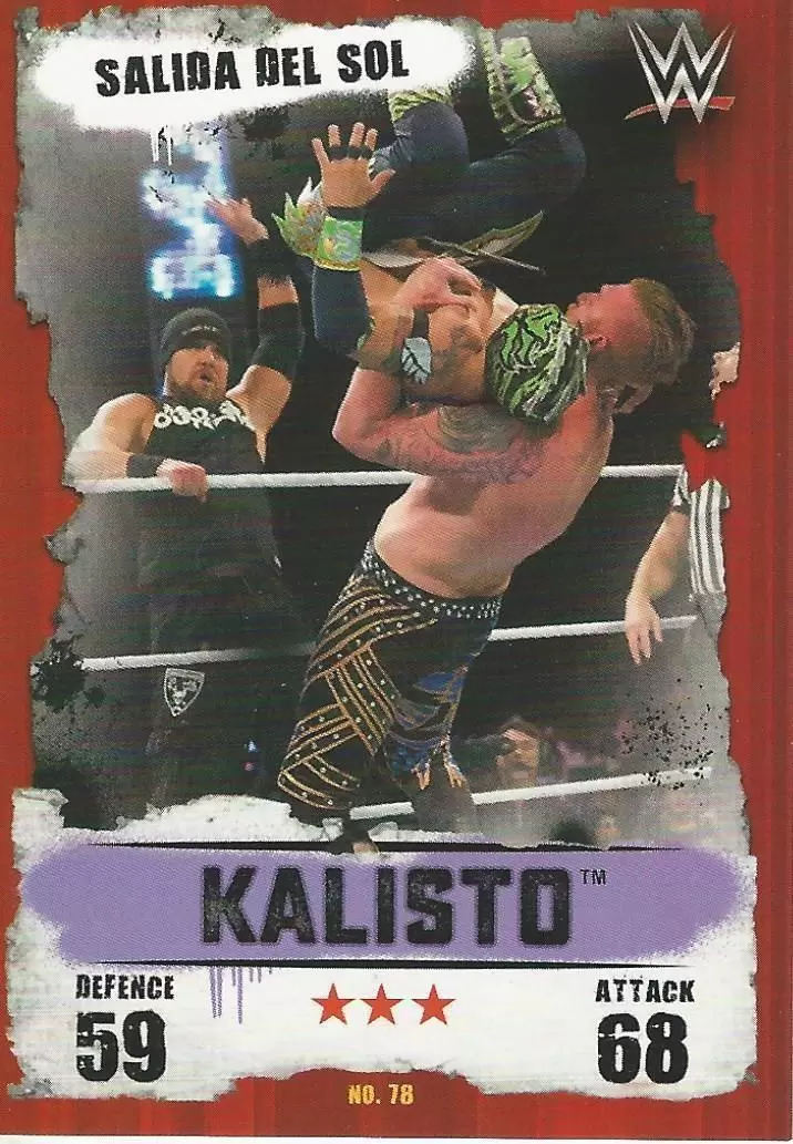 Slam Attax Takeover 2016 - Kalisto - Salida Del Sol