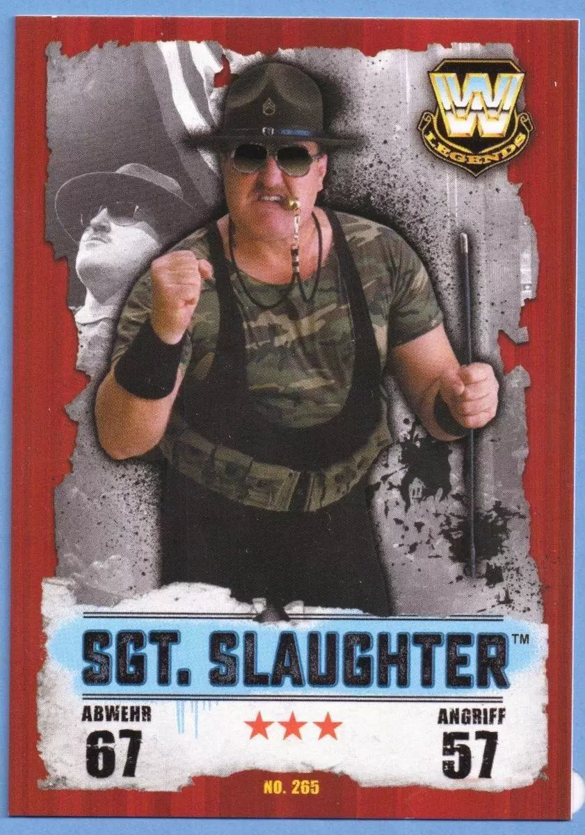 Slam Attax Takeover 2016 - Sgt. Slaughter