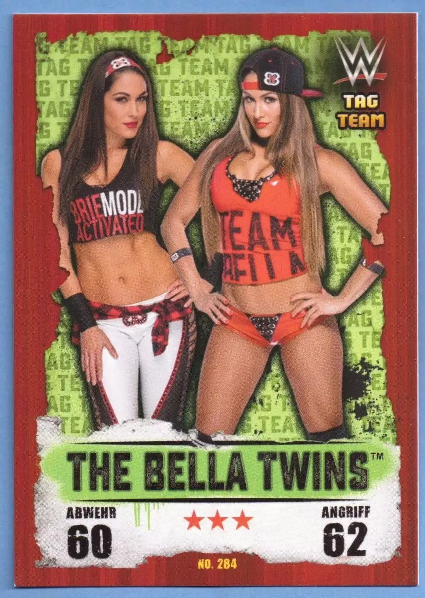 Slam Attax Takeover 2016 - The Bella Twins