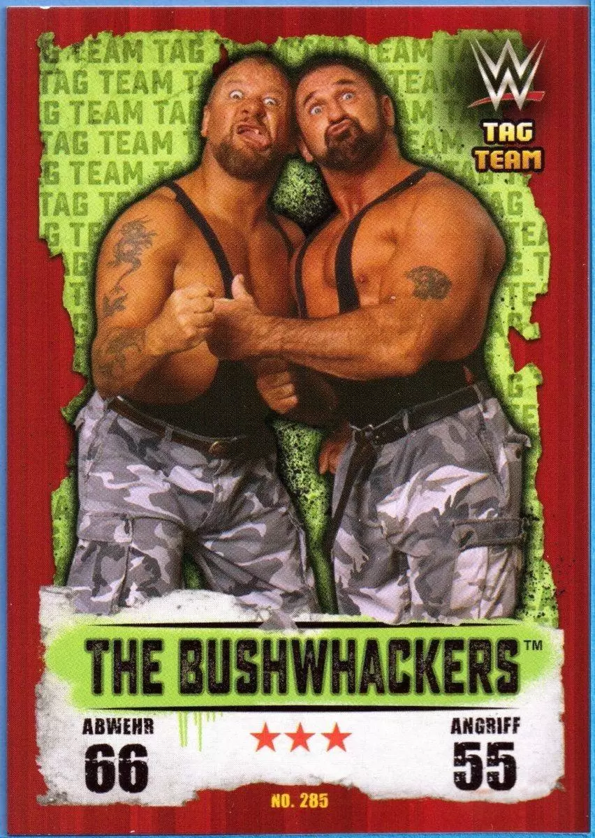 Slam Attax Takeover 2016 - The Bushwhackers