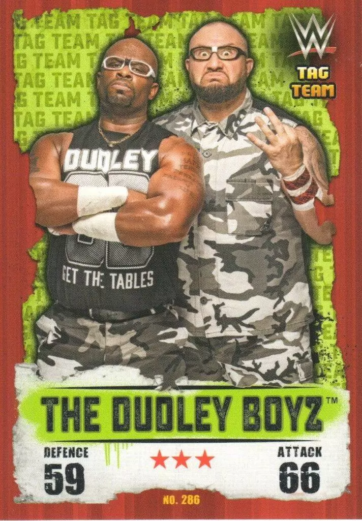 Slam Attax Takeover 2016 - The Dudley Boyz