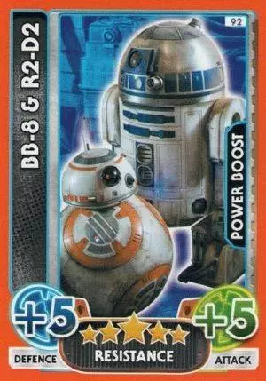 Star Wars Force Attax Extra - BB-8 & R2-D2