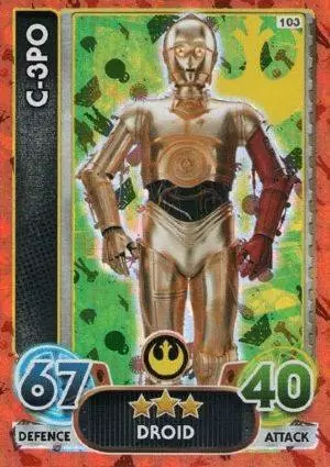 Star Wars Force Attax Extra - C-3PO